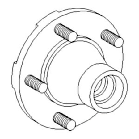 Aftermarket 7977 New Rotary Cutter Hub For Bush Hog CR15F CR20F 126 160 166 2010 220 2315 + MOQ20-0034